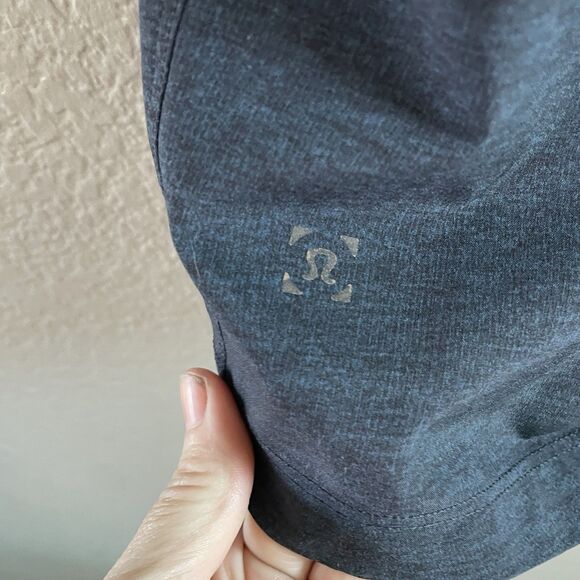 Lululemon T.H.E. Shorts Mens Medium Iron Blue Linerless 9" Athletic Workout - Picture 9 of 15